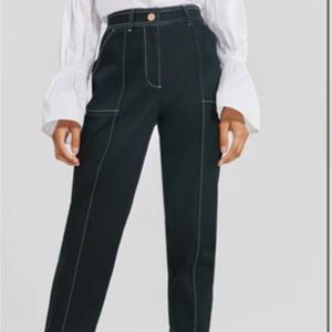 Something Navy Black Pants